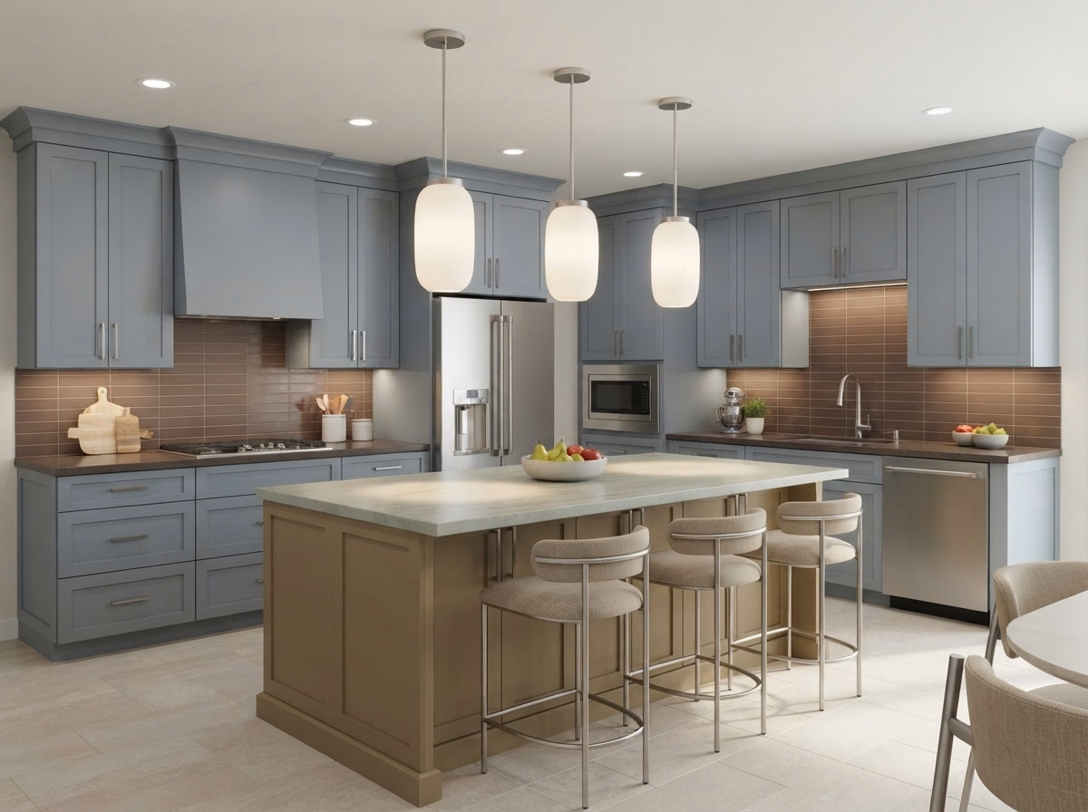 Pendant Lighting Over Kitchen Islands | Riverside County Pendant Lighting Over Kitchen Islands in Riverside County.