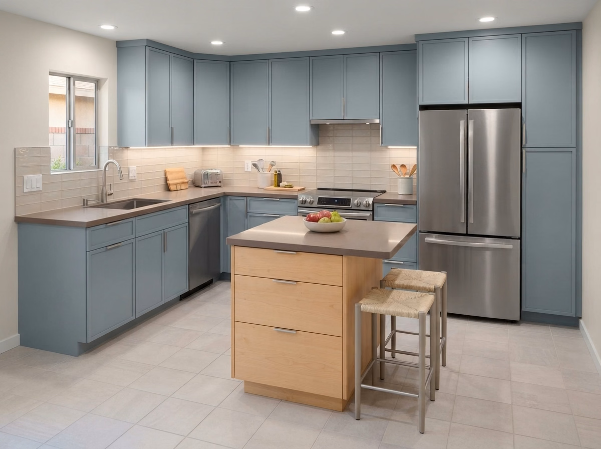 Common Section Small Kitchen Remodel Page in Riverside County.